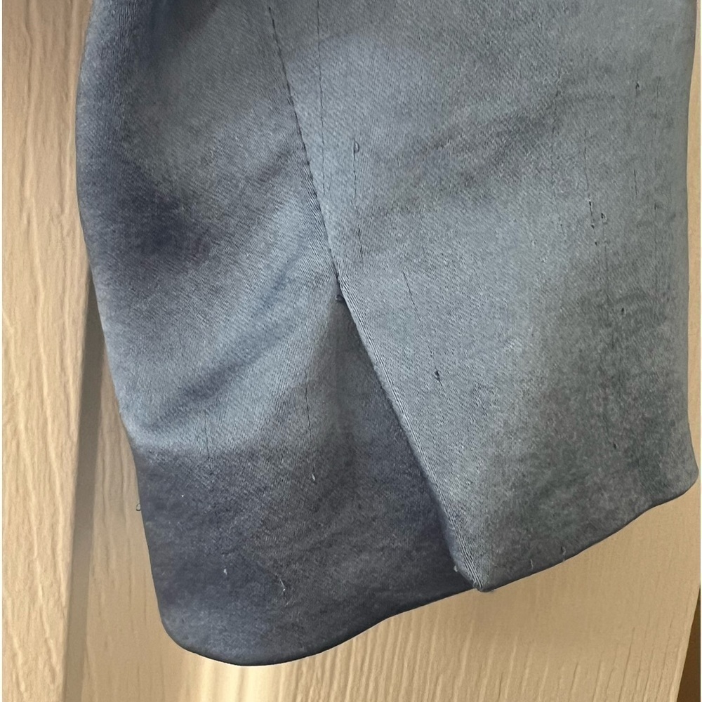 DREW BLUE SATINY BLAZER SIZE XS - Picture 5 of 9